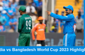 India vs Bangladesh ICC world cup 2023 Highlights India vs Bangladesh Worldcup 2023 Highlights