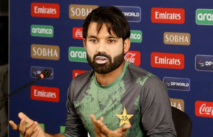 Mohammad Rizwan Chewing Gum Antics at Jersey Launch Go Viral mohammad rizwan eating gum video